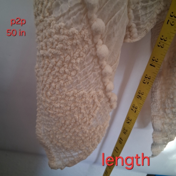 +6🛍Chic Cream Women's Poncho - Picture 3 of 7